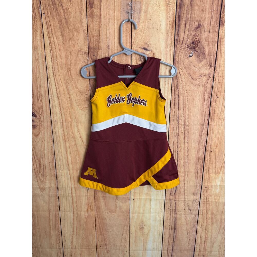 Golden Gophers Minnesota Cheerleading Dress. Girls Size 2T